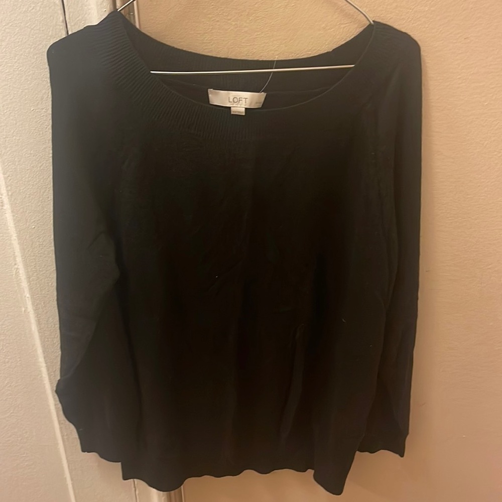 Black lightweight sweater